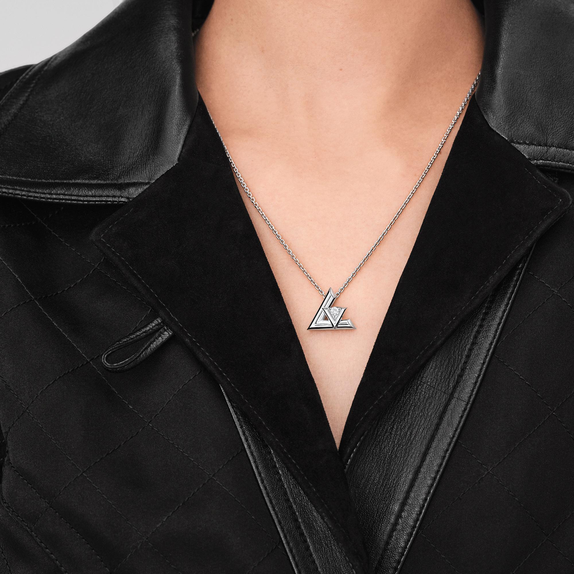 Pendente grande LV Volt One, oro bianco e diamante  Gioielli Categorie Tutta la Gioielleria | LOUIS VUITTON (Zoom prodotto)
