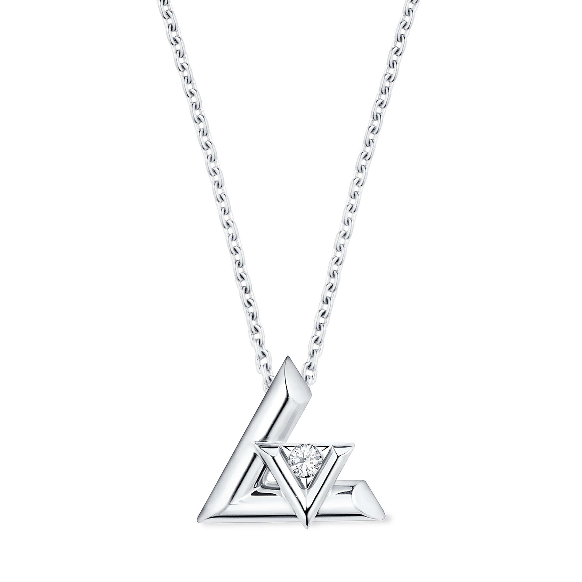 Pendente grande LV Volt One, oro bianco e diamante - Gioielli | LOUIS  VUITTON