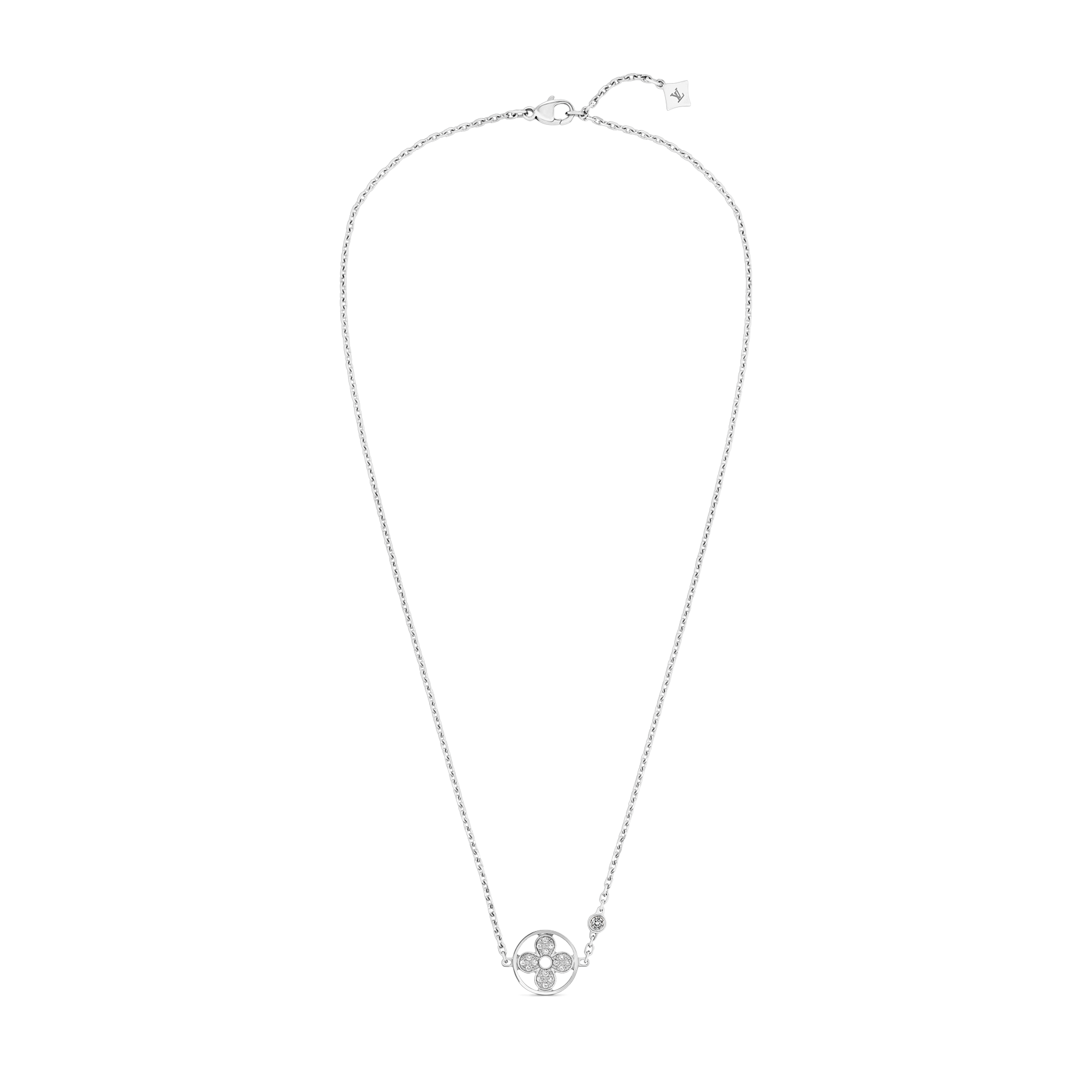 Pendente Idylle Blossom, oro bianco e diamanti  Gioielli Categorie Collane e Ciondoli | LOUIS VUITTON (Zoom prodotto)