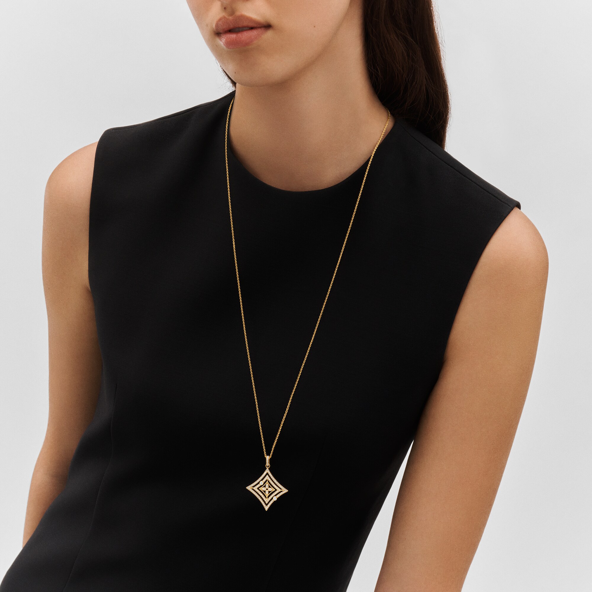 Pendente Idylle Blossom, oro giallo e diamanti  Gioielli Categorie Tutta la Gioielleria | LOUIS VUITTON (Zoom prodotto)