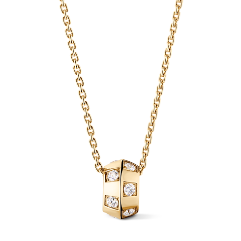 Pendente Le Damier de Louis Vuitton, oro rosa e diamanti Gioielli Categorie Collane e Ciondoli | LOUIS VUITTON