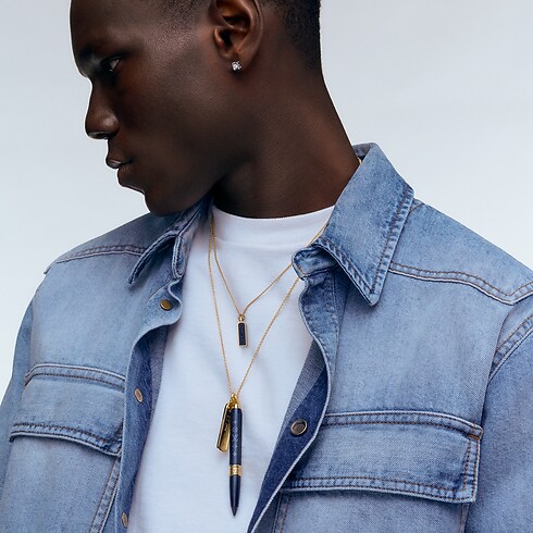 Pendente Les Gastons Vuitton Tag, oro giallo Les Extraordinaires Gioielli Collane e Ciondoli | LOUIS VUITTON (Zoom prodotto)