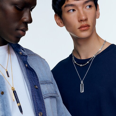 Pendente Les Gastons Vuitton Tag, oro giallo Les Extraordinaires Gioielli Collane e Ciondoli | LOUIS VUITTON (Zoom prodotto)