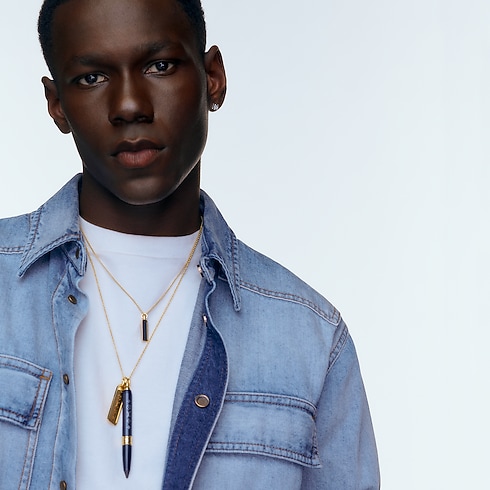 Pendente Les Gastons Vuitton Tag, oro giallo Les Extraordinaires Gioielli Collane e Ciondoli | LOUIS VUITTON (Zoom prodotto)