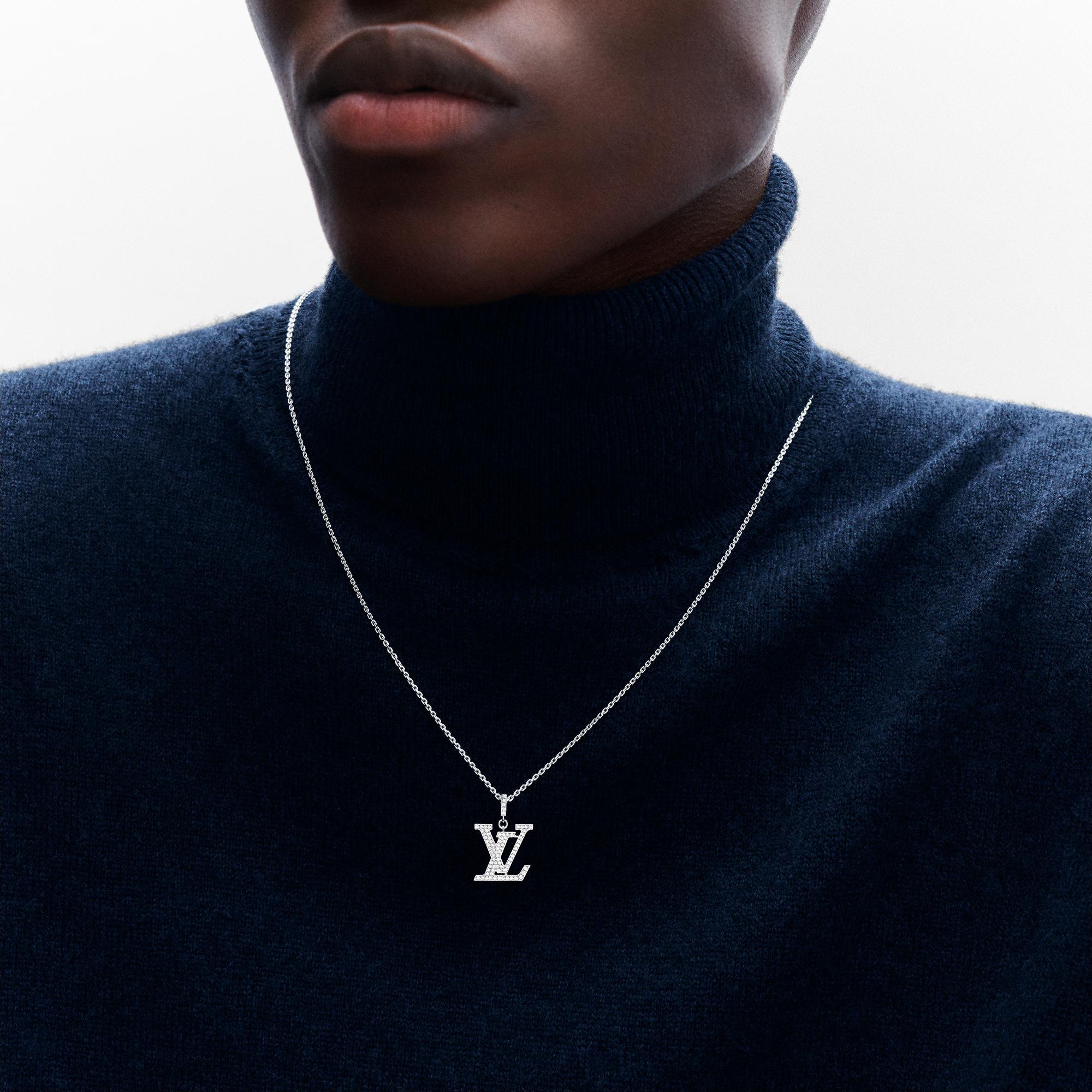 Pendente medio LV, oro bianco e diamanti  Gioielli Categorie Tutta la Gioielleria | LOUIS VUITTON (Zoom prodotto)
