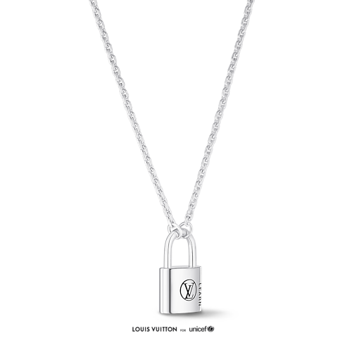 Pendente Silver Lockit, argento sterling con smalto color Nero Gioielli Categorie Collane e Ciondoli | LOUIS VUITTON (Zoom prodotto)