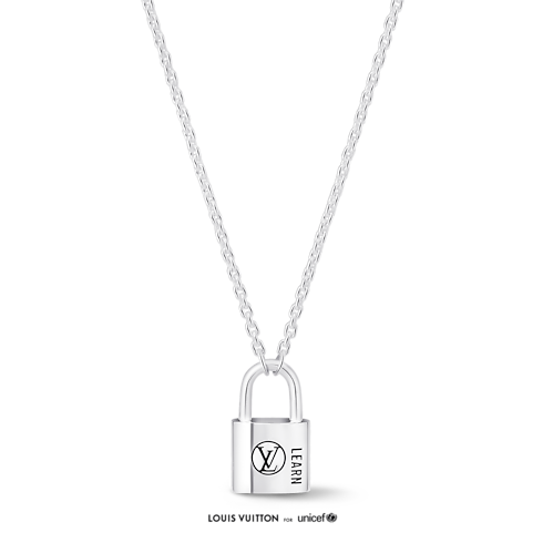 Pendente Silver Lockit, argento sterling con smalto color Nero Gioielli Categorie Collane e Ciondoli | LOUIS VUITTON (Zoom prodotto)