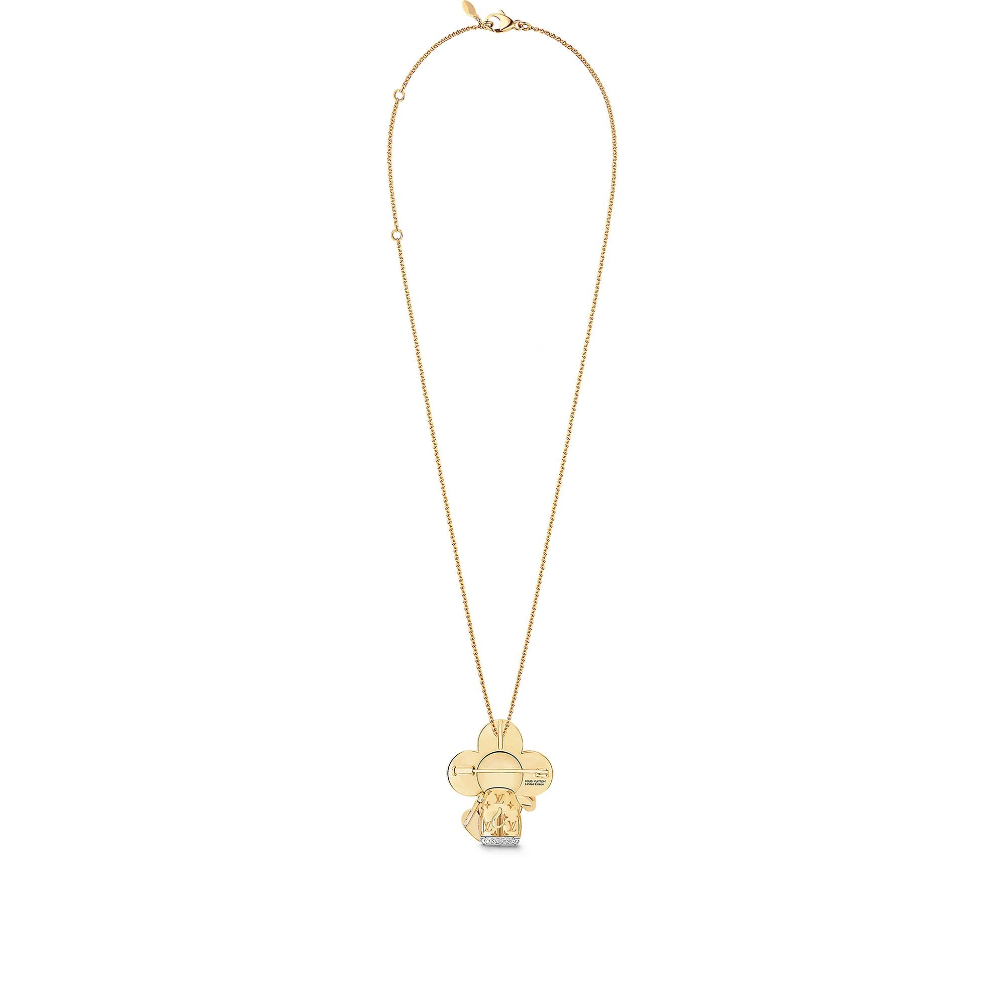 Pendente Vivienne Maneki Neko, oro giallo, oro bianco, oro rosa, smalto e diamanti  Gioielli Categorie Collane e Ciondoli | LOUIS VUITTON (Zoom prodotto)