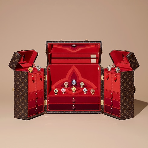 Pendente Vivienne Ox, oro giallo, oro bianco, oro rosa, smalto, diamanti e gemme colorate Les Extraordinaires Gioielli Collane e Ciondoli | LOUIS VUITTON (Zoom prodotto)