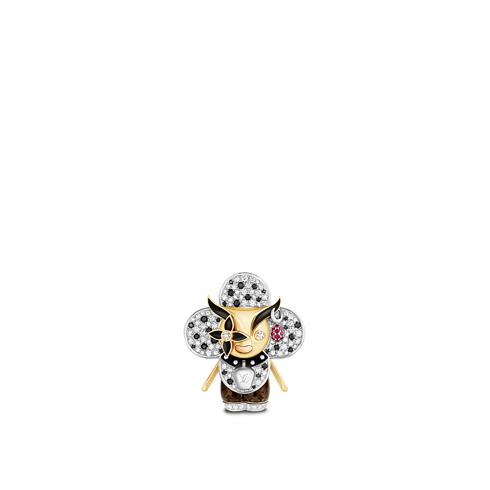 Pendente Vivienne Ox, oro giallo, oro bianco, oro rosa, smalto, diamanti e gemme colorate Les Extraordinaires Gioielli Collane e Ciondoli | LOUIS VUITTON (Zoom prodotto)