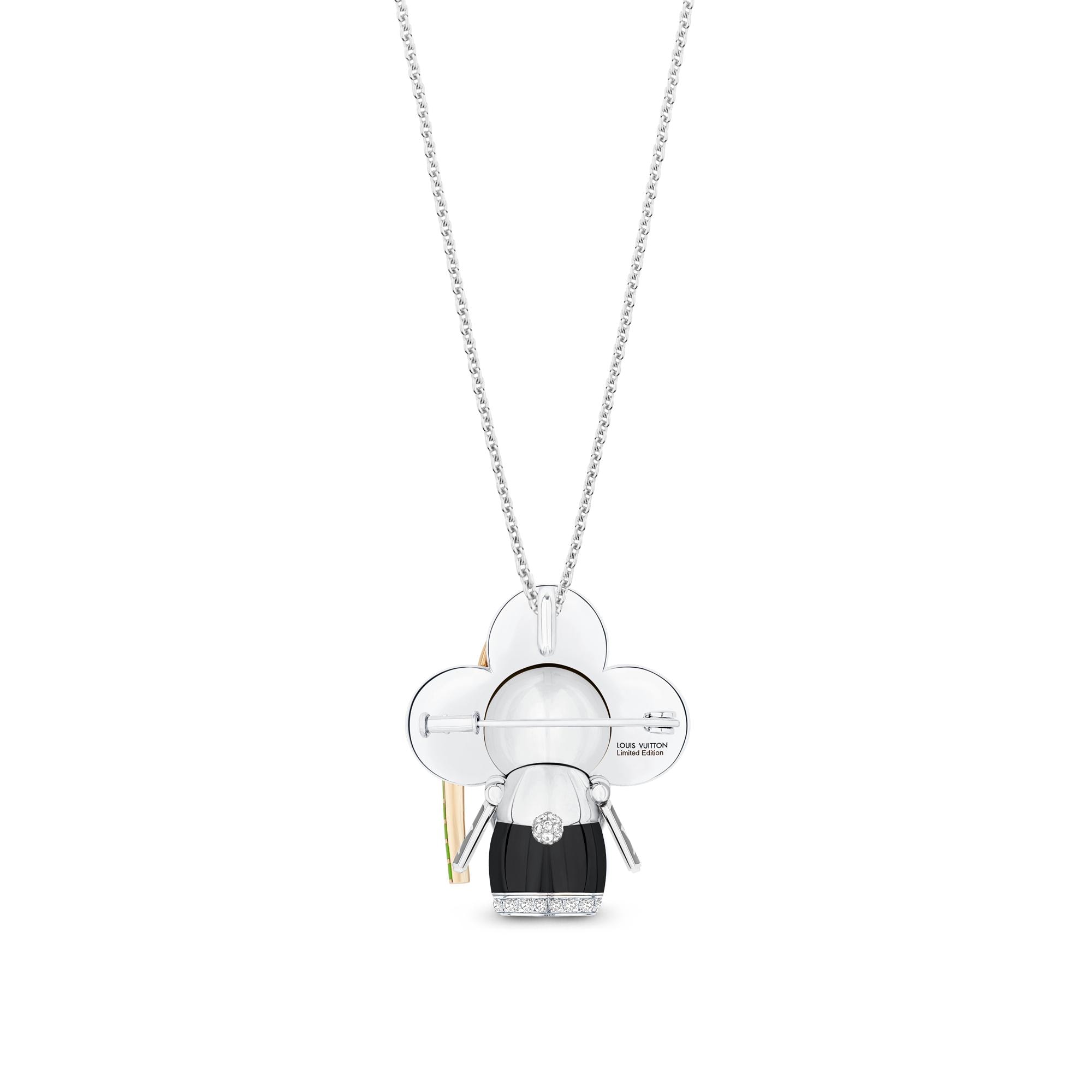 Pendente Vivienne Panda, oro bianco, oro giallo, onice, smalto e diamanti  Gioielli Categorie Tutta la Gioielleria | LOUIS VUITTON (Zoom prodotto)