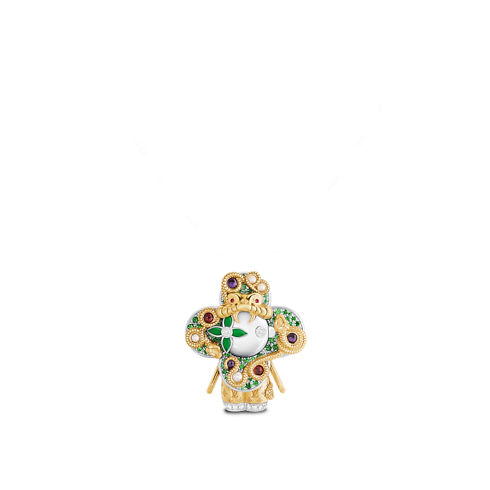 Pendente Vivienne Snake, oro giallo, oro bianco, smalto, diamanti e gemme colorate Les Extraordinaires Gioielli Collane e Ciondoli | LOUIS VUITTON (Zoom prodotto)