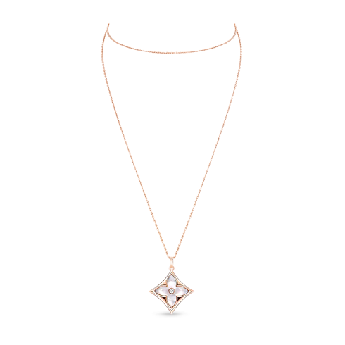 Pendente XL Color Blossom, oro rosa, madreperla bianca e diamante Gioielli Categorie Collane e Ciondoli | LOUIS VUITTON (Zoom prodotto)