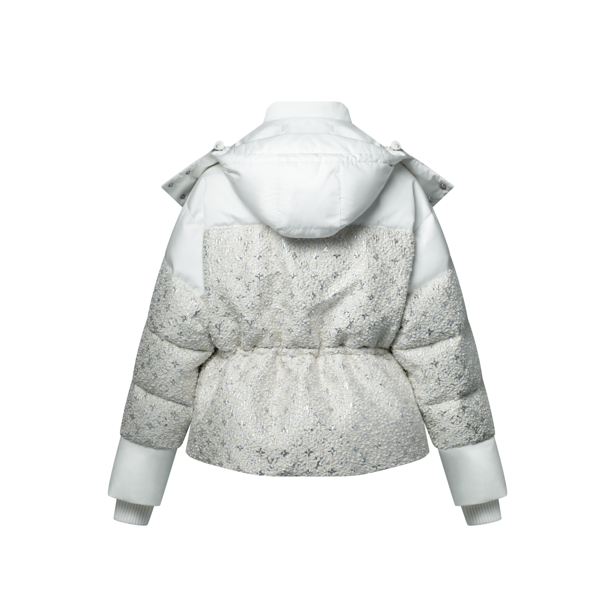 Piumino in tweed con motivo Monogram  Donna Abbigliamento Cappotti e Giacche | LOUIS VUITTON (Zoom prodotto)