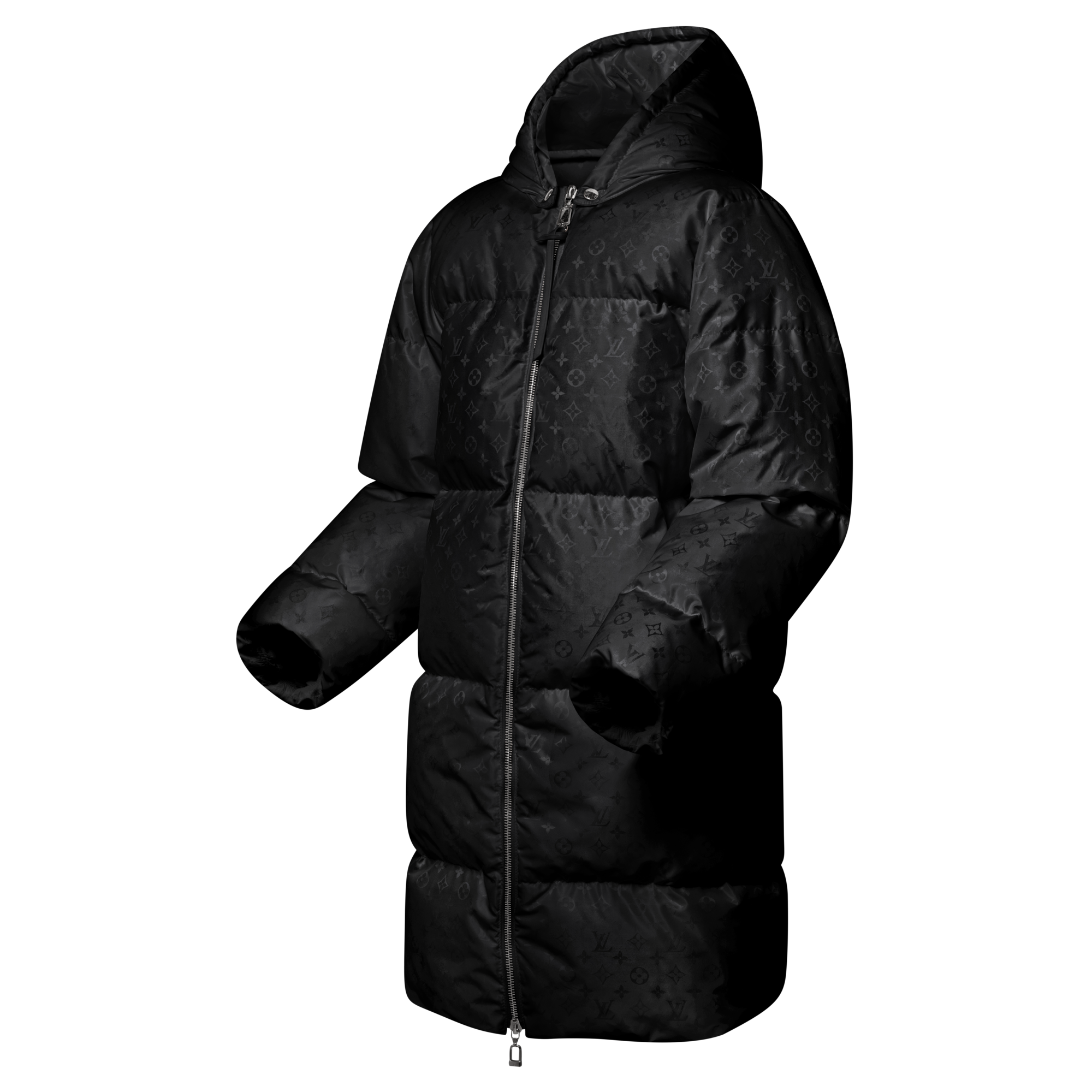 Piumino lungo con motivo Monogram  Donna Abbigliamento Cappotti e Giacche | LOUIS VUITTON (Zoom prodotto)