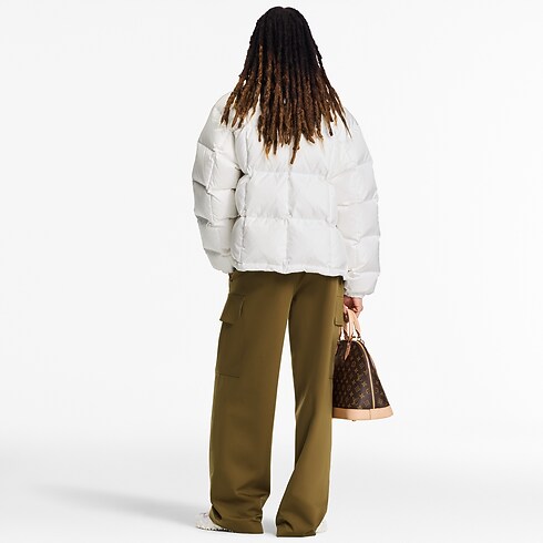 Piumino trapuntato con dettagli in tela Monogram Donna Abbigliamento Cappotti e Giacche | LOUIS VUITTON (Zoom prodotto)