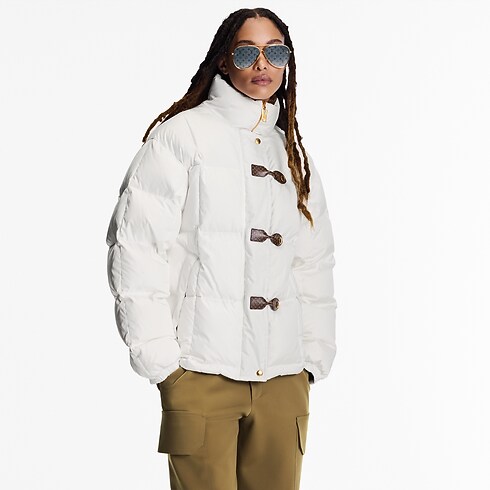 Piumino trapuntato con dettagli in tela Monogram Donna Abbigliamento Cappotti e Giacche | LOUIS VUITTON (Zoom prodotto)