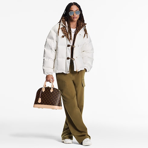 Piumino trapuntato con dettagli in tela Monogram Donna Abbigliamento Cappotti e Giacche | LOUIS VUITTON (Zoom prodotto)