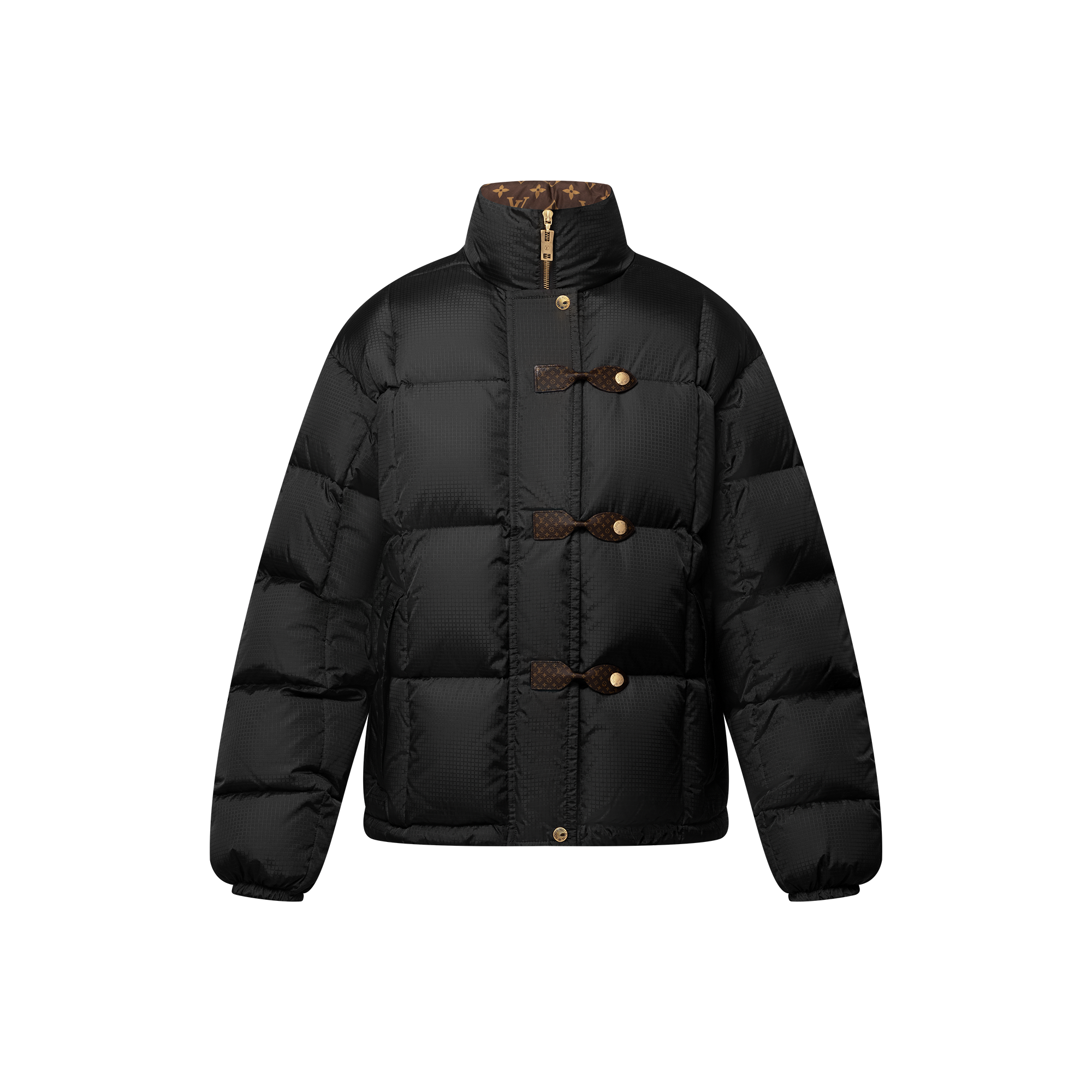 Piumino trapuntato con dettagli in tela Monogram  Donna Abbigliamento Cappotti e Giacche | LOUIS VUITTON (Zoom prodotto)