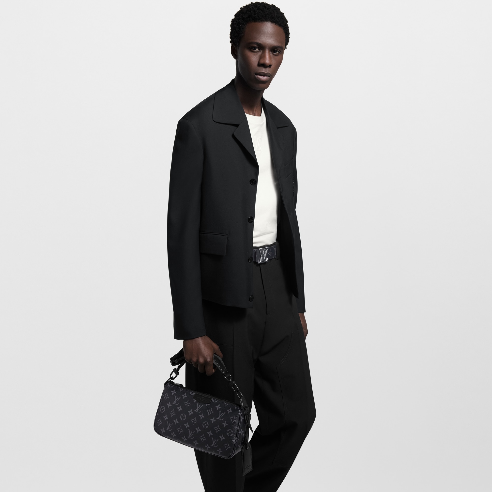 Pochette Accessoire XL Monogram Eclipse Borse da Uomo LOUIS