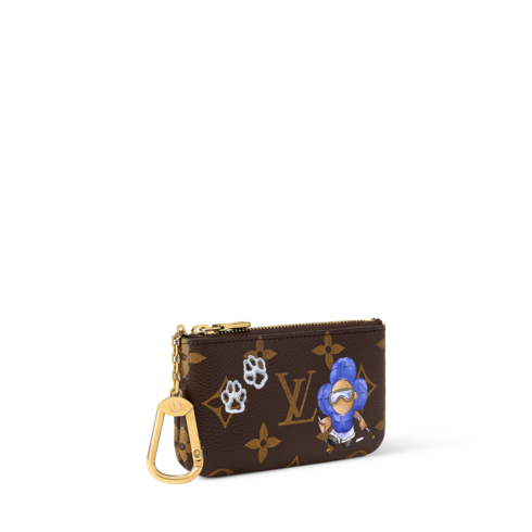 Portachiavi Borsetta Uomo 3 Mini Pochette Portachiavi | PU Nero/Grigio/Rosa | Per Monete, Rossetto, Chiavi Pochette Da Borsa