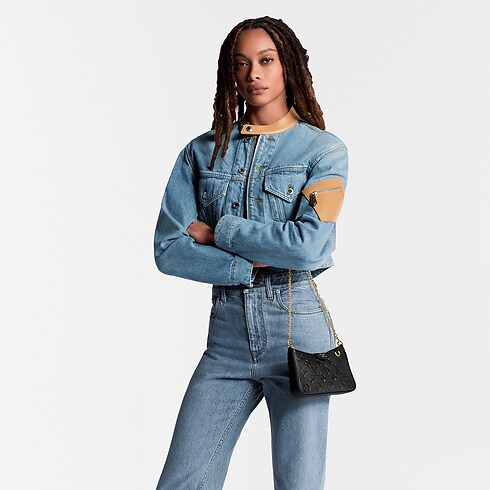 Pochette Easy Pouch On Strap Pelle Monogram Empreinte Donna Portafogli e Piccola Pelletteria Tutti i Portafogli e Piccola Pelletteria | LOUIS VUITTON (Zoom prodotto)