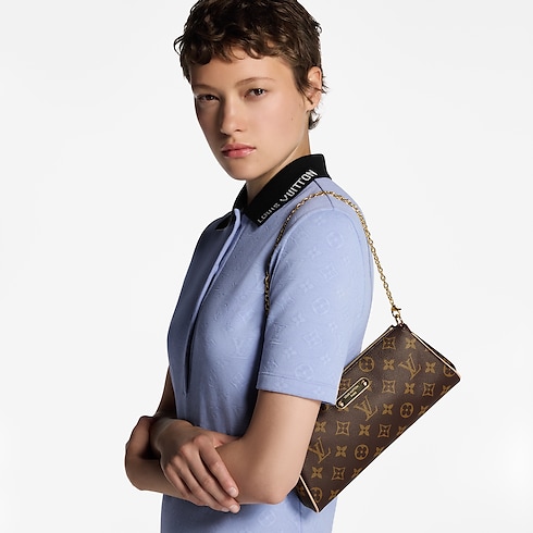 Pochette Eva Tela Monogram Donna Portafogli e Piccola Pelletteria Mini Borse | LOUIS VUITTON (Zoom prodotto)