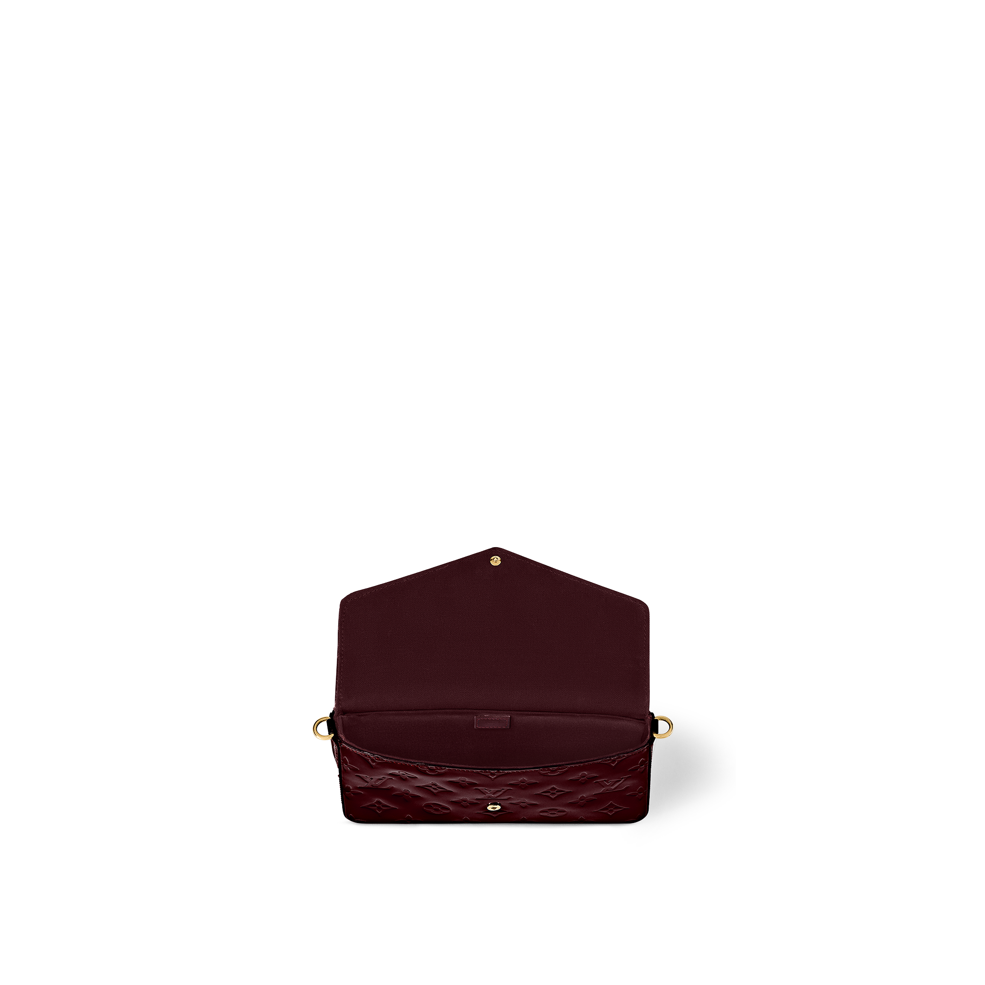 pochette felicie amarante