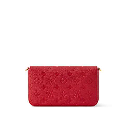 Pochette Félicie Pelle Monogram Empreinte Donna Portafogli e Piccola Pelletteria Mini Borse | LOUIS VUITTON (Zoom prodotto)