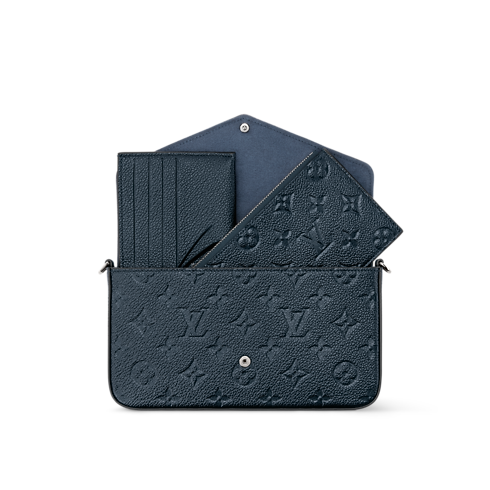 Pochette Félicie Pelle Monogram Empreinte Donna Portafogli e Piccola Pelletteria Mini Borse | LOUIS VUITTON (Zoom prodotto)