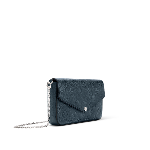 Pochette Félicie Pelle Monogram Empreinte Donna Portafogli e Piccola Pelletteria Mini Borse | LOUIS VUITTON (Zoom prodotto)