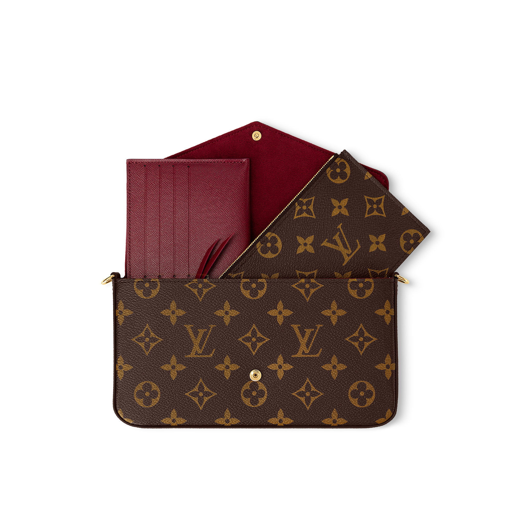 Pochette Félicie Tela Monogram Donna Borse da Donna Borse da donna | LOUIS VUITTON (Zoom prodotto)