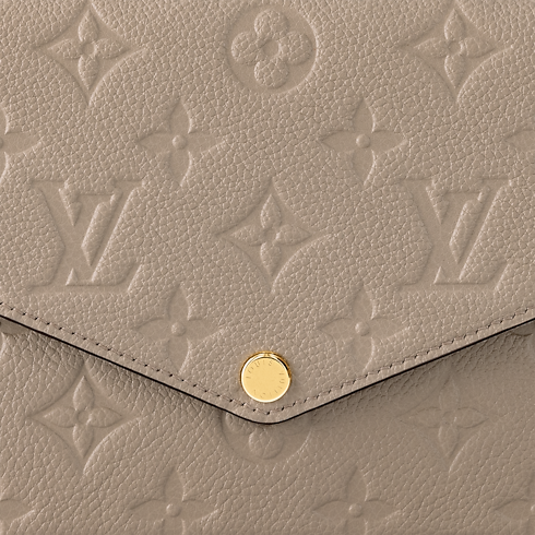 Pochette Félicie Pelle Monogram Empreinte Donna Portafogli e Piccola Pelletteria Mini Borse | LOUIS VUITTON (Zoom prodotto)