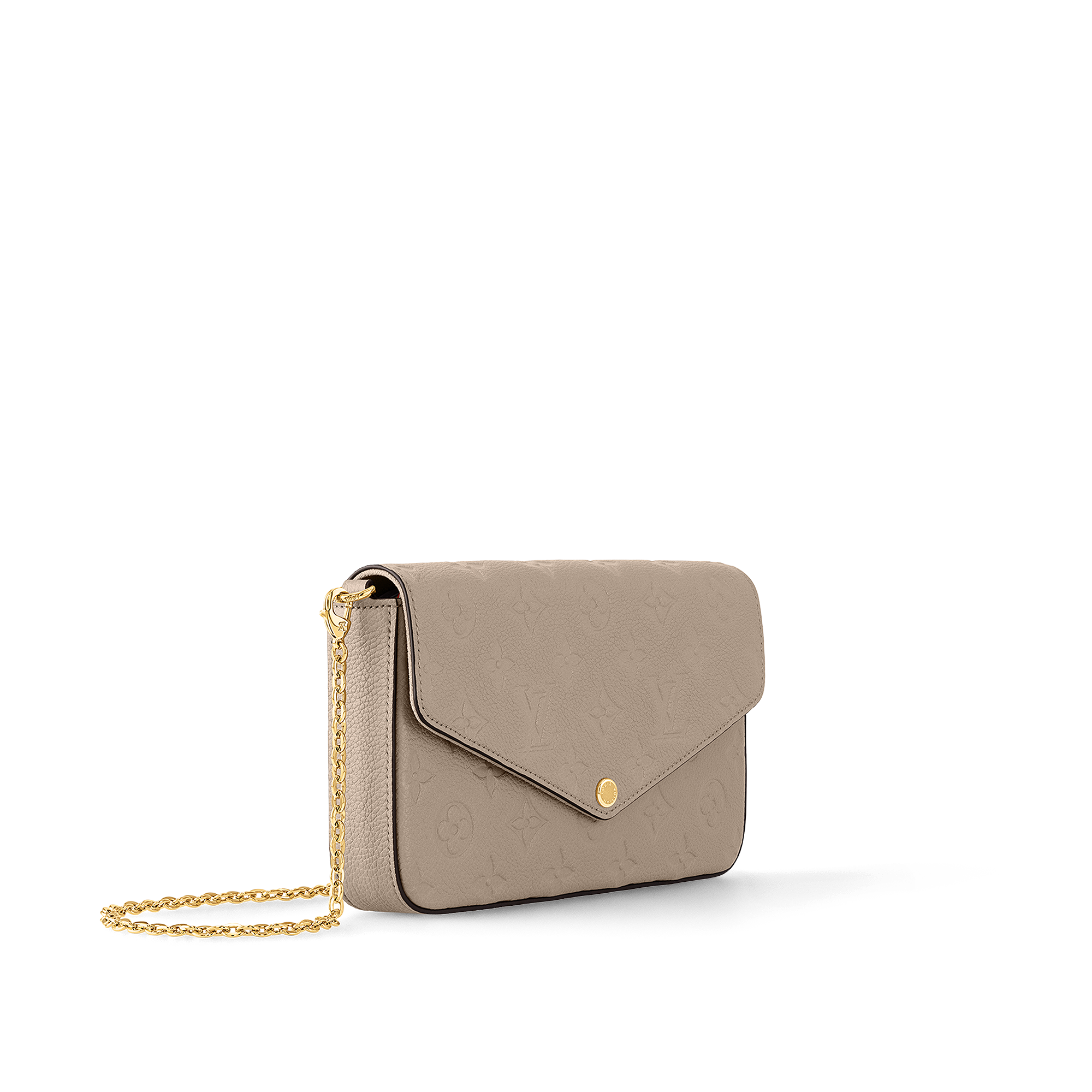 Pochette Félicie Pelle Monogram Empreinte Donna Portafogli e Piccola Pelletteria Mini Borse | LOUIS VUITTON (Zoom prodotto)