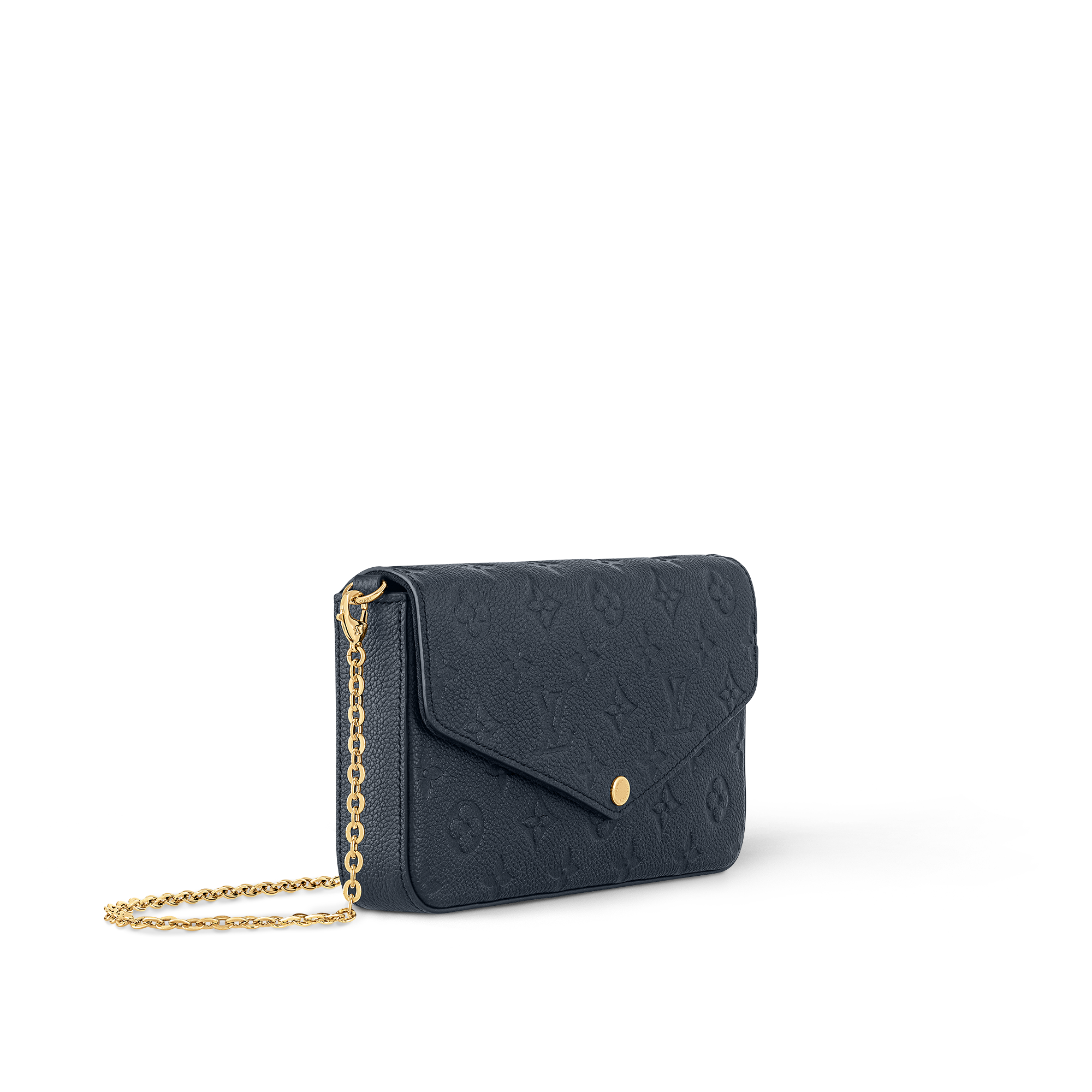 Pochette Félicie Pelle Monogram Empreinte Donna Portafogli e Piccola Pelletteria Mini Borse | LOUIS VUITTON (Zoom prodotto)