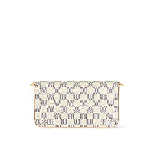 Pochette Félicie Tela Damier Azur Donna Portafogli e Piccola Pelletteria Mini Borse | LOUIS VUITTON (Zoom prodotto)