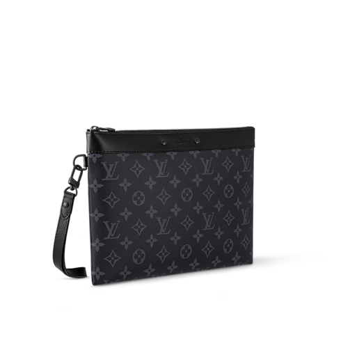 Pochette To-Go Monogram Eclipse Uomo Viaggio Accessori da Viaggio | LOUIS VUITTON (Zoom prodotto)