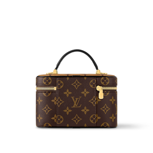 Pochette Vanity con catenella Monogram Reverse Canvas Donna Portafogli e Piccola Pelletteria Mini Borse | LOUIS VUITTON (Zoom prodotto)