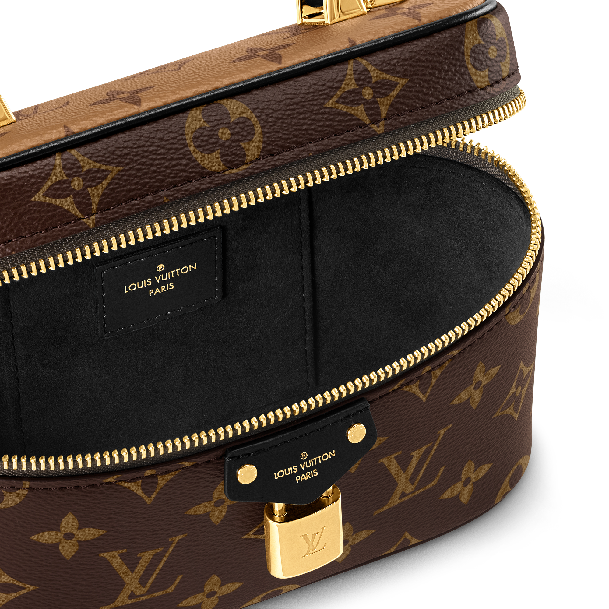 Pochette Vanity con catenella Monogram Reverse Canvas Donna Portafogli e Piccola Pelletteria Mini Borse | LOUIS VUITTON (Zoom prodotto)