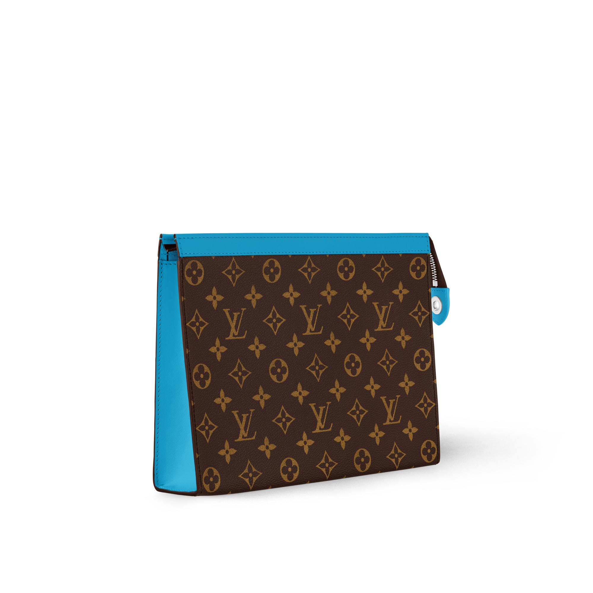 Pochette Voyage MM Tela Monogram Macassar Uomo Portafogli e Piccola Pelletteria Pochette | LOUIS VUITTON (Zoom prodotto)