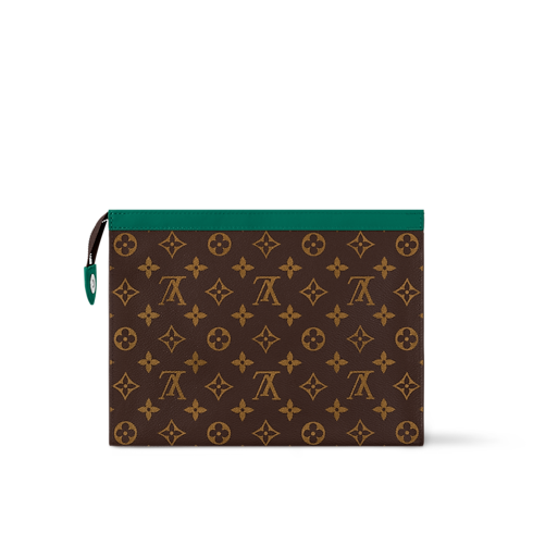 Pochette Voyage MM Tela Monogram Macassar Super Lucky Day For Him } | LOUIS VUITTON (Zoom prodotto)
