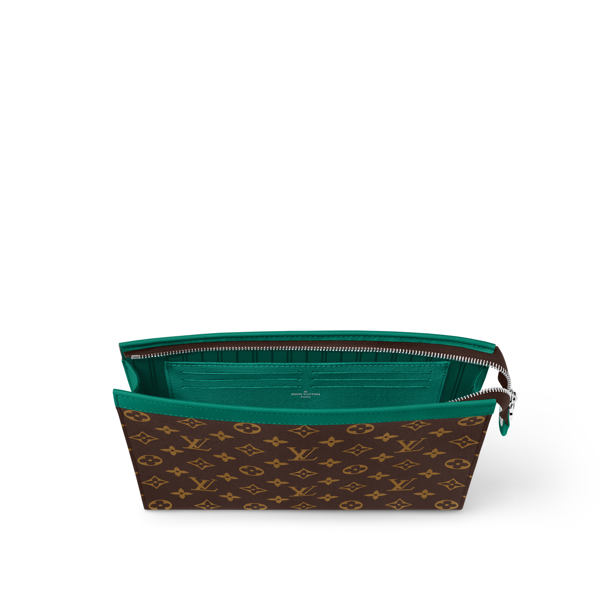 Pochette Voyage MM Tela Monogram Macassar Super Lucky Day For Him } | LOUIS VUITTON (Zoom prodotto)