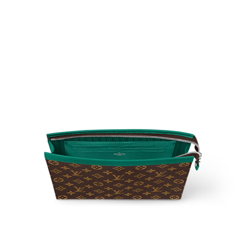 Pochette Voyage MM Tela Monogram Macassar Super Lucky Day For Him } | LOUIS VUITTON (Zoom prodotto)