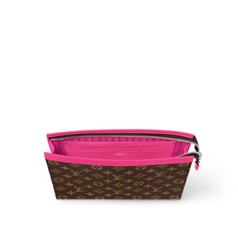 Pochette Voyage MM Tela Monogram Macassar Super Lucky Day For Him } | LOUIS VUITTON (Zoom prodotto)