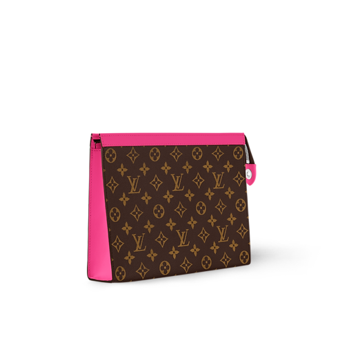 Pochette Voyage MM Tela Monogram Macassar Super Lucky Day For Him } | LOUIS VUITTON (Zoom prodotto)