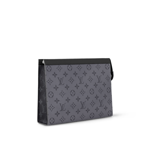 Pochette Voyage MM Monogram Eclipse Uomo Portafogli e Piccola Pelletteria Tutti i Portafogli e Piccola Pelletteria | LOUIS VUITTON (Zoom prodotto)