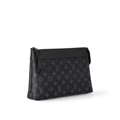 Pochette Voyage Souple Monogram Eclipse Novità Per gli uomini New Formal | LOUIS VUITTON (Zoom prodotto)