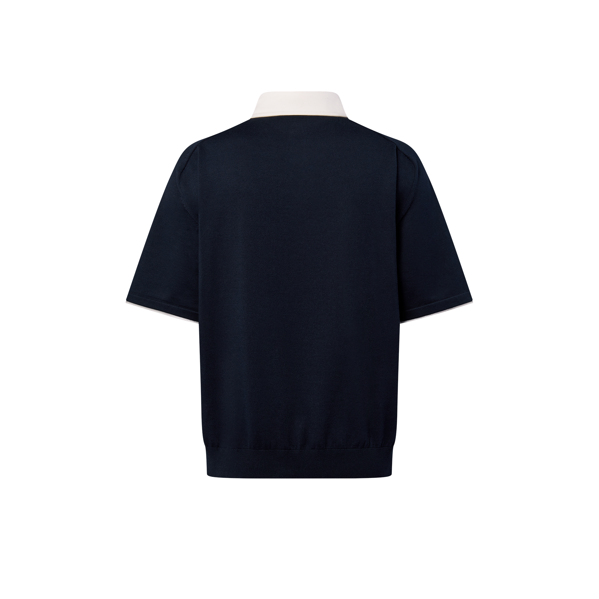Polo a maniche corte in misto cotone ricamato  Uomo Abbigliamento T-Shirt e Polo | LOUIS VUITTON (Zoom prodotto)