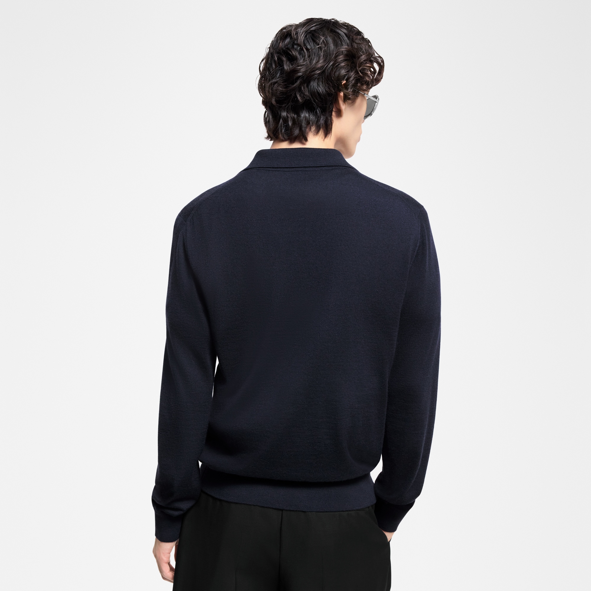 Polo a maniche lunghe in cachemire  Uomo Abbigliamento T-Shirt e Polo | LOUIS VUITTON (Zoom prodotto)