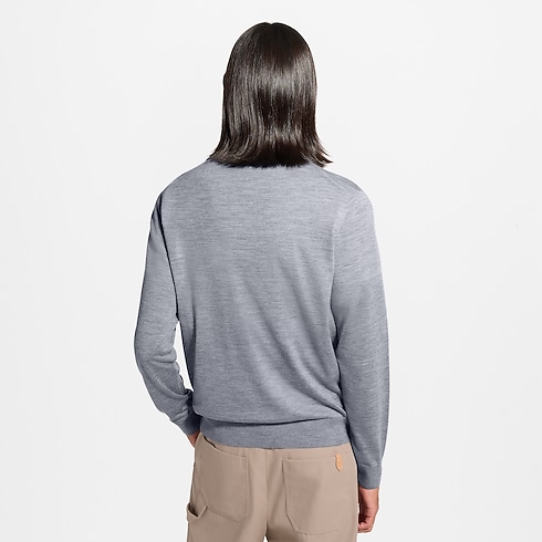 Polo a maniche lunghe in lana, seta e cachemire Uomo Abbigliamento Tutti i Capi di Abbigliamento | LOUIS VUITTON (Zoom prodotto)